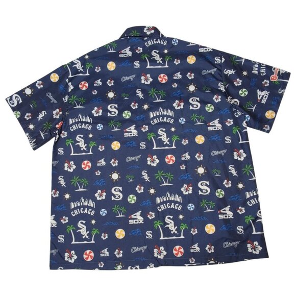 Chicago White Sox SGA Hawaiian Shirt XL Tropical Bowling Button-Up - Picture 2 of 5